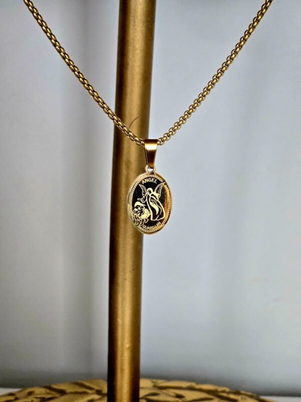 St MICHAEL /GUARDIAN ANGEL NECKLACE