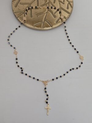 ST BENEDICT  ROSARY NECKLACE