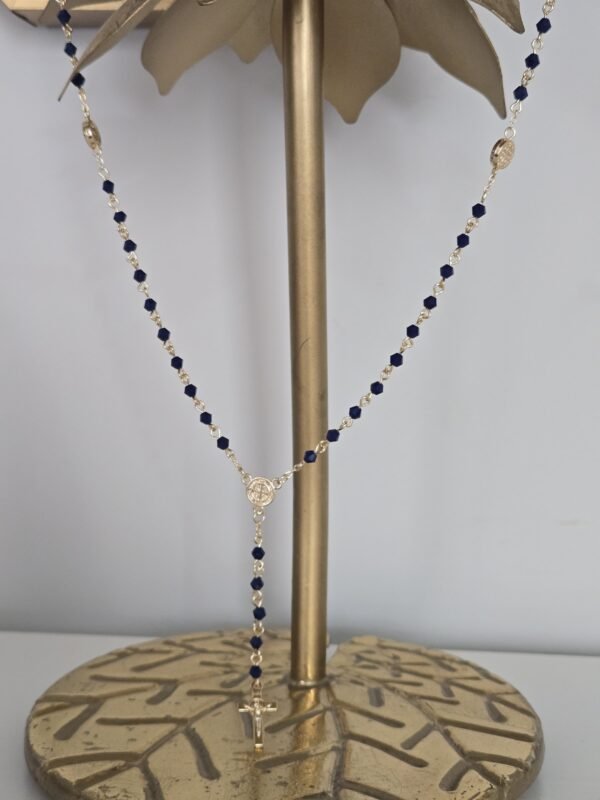 ST BENEDICT  ROSARY NECKLACE