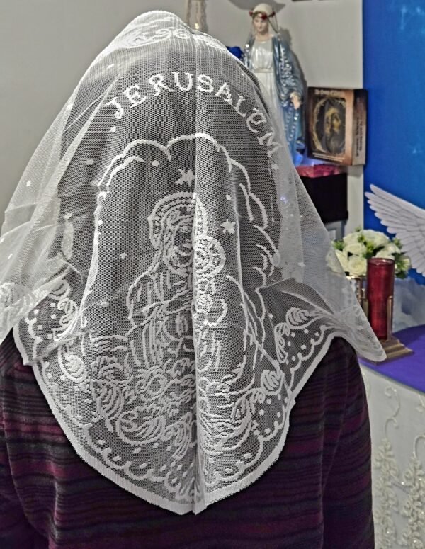 White Virgin/Jesus mass veil