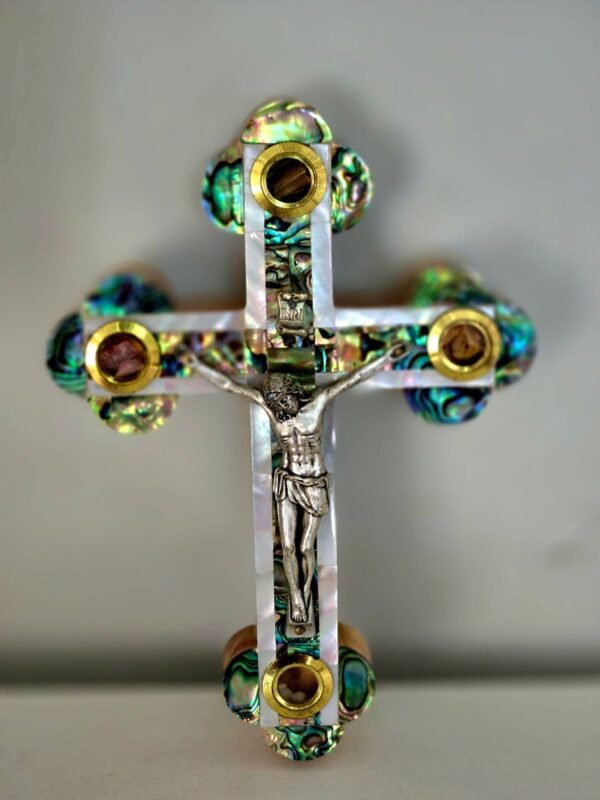 ATM cross 1 Mother of pearl Jerusalem Crucifix