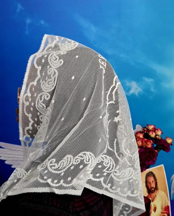 White Virgin/Jesus mass veil